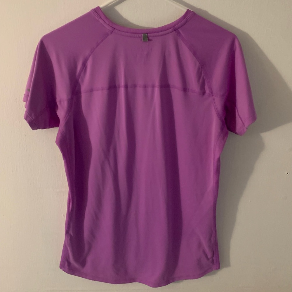 Nike Miler DRI-FIT Women’s Running Short Sleeve T Shirt Active Purple Large - Picture 2 of 10
